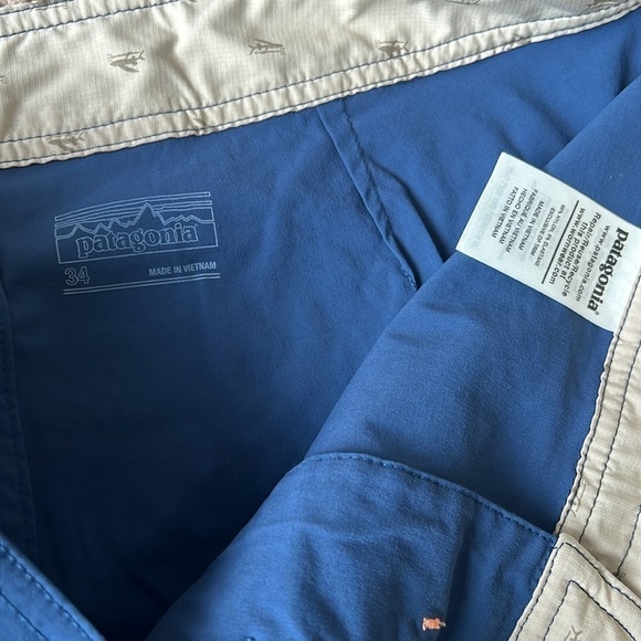 Patagonia Wavefarer Blue 10” Swim Trunks - Picture 5 of 8